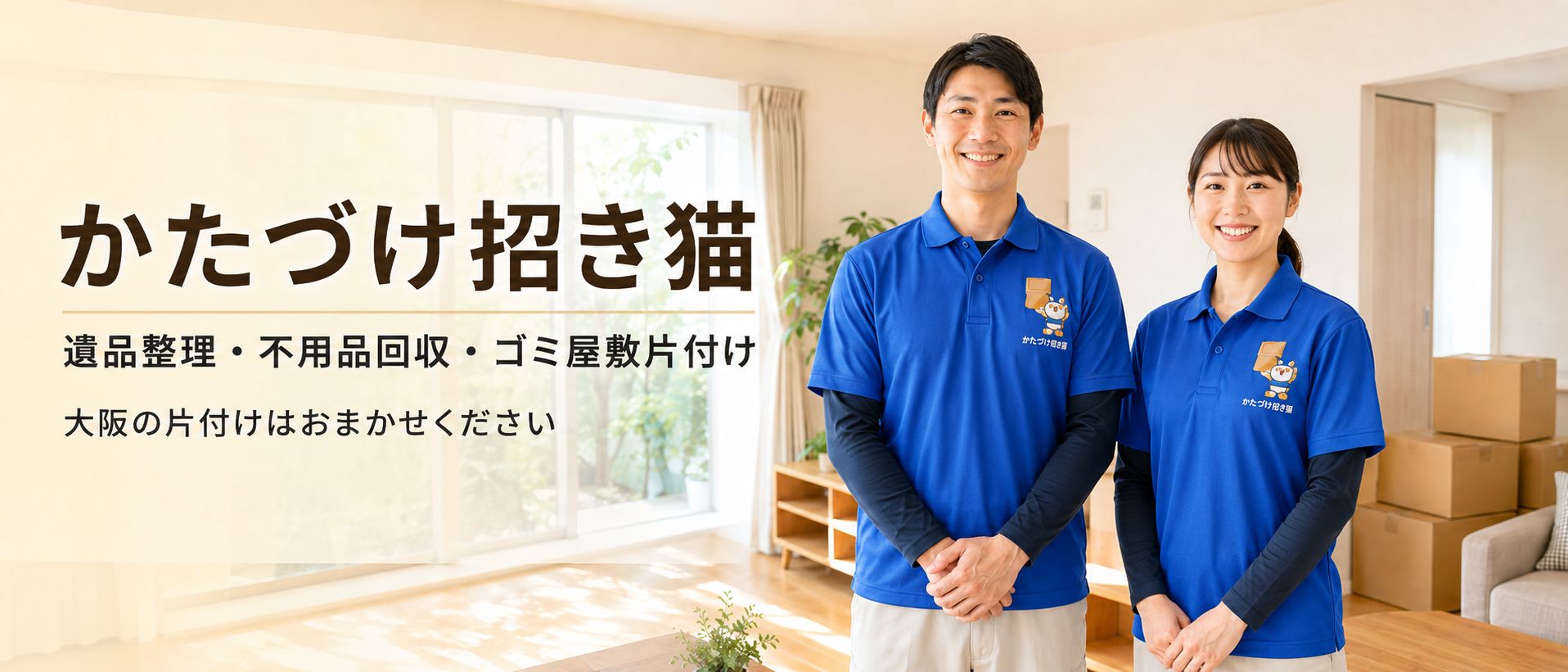 かたづけ招き猫 遺品整理・不用品回収・ゴミ屋敷片付け